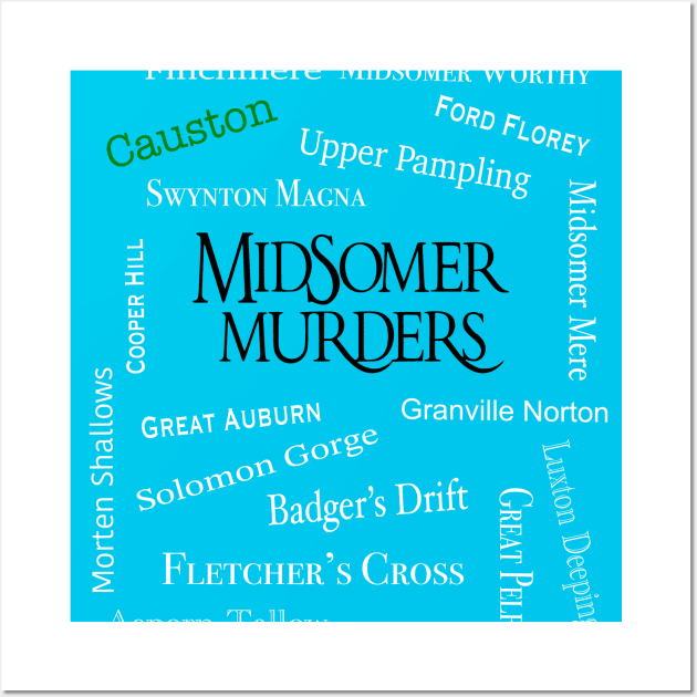 Midsomer Villages Wall Art by FunandWhimsy